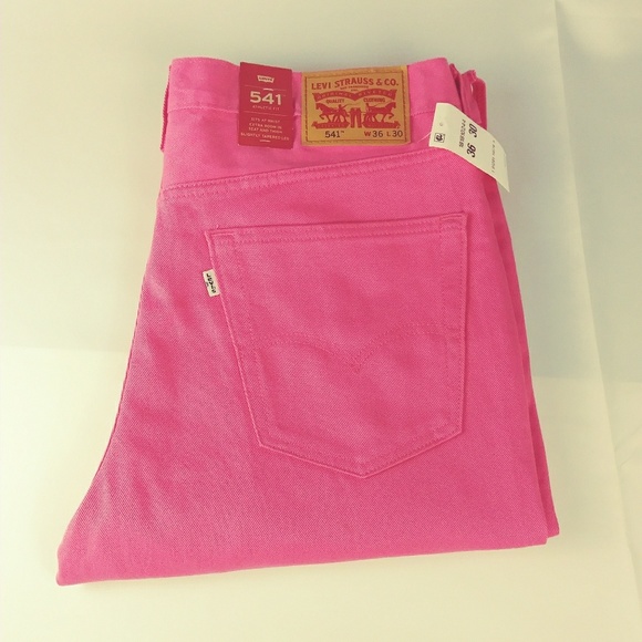 pink levi jeans mens